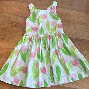 Jacadi cross back floral dress